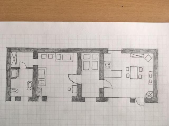 Ferienwohnung Zum Alten Forsthaus Messern ภายนอก รูปภาพ